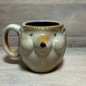 Hedgehog 3d 20 oz coffee mug tea latte glazed‎ stoneware